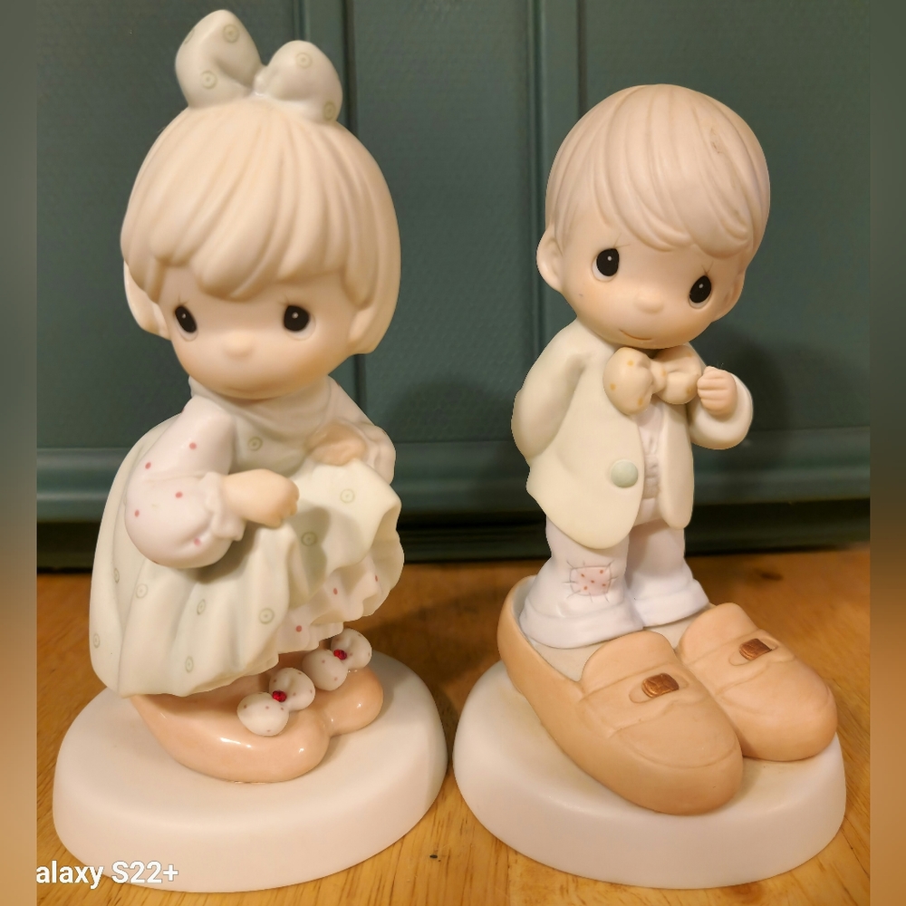 Precious Moments-"Whose gonna full my Shoes"